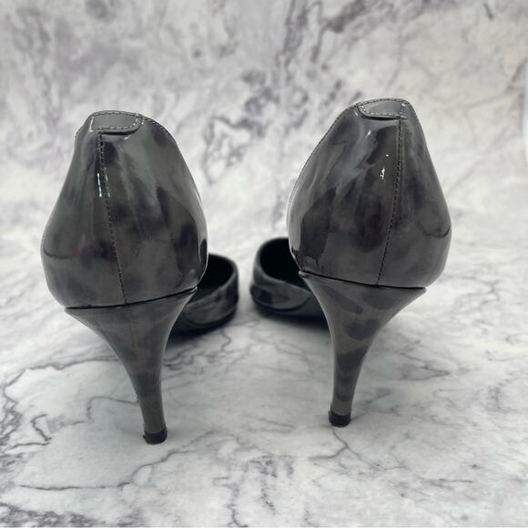 J. Crew, Made in Italy, Black/Grey Leopard Heels. Size 7. 3” Heel - Picture 5 of 8